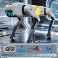 AI Smart Robot Dog, Voice & APP Control, Programming, Dancing, Singing, 1200mAh Battery for Kids Gift & Companion