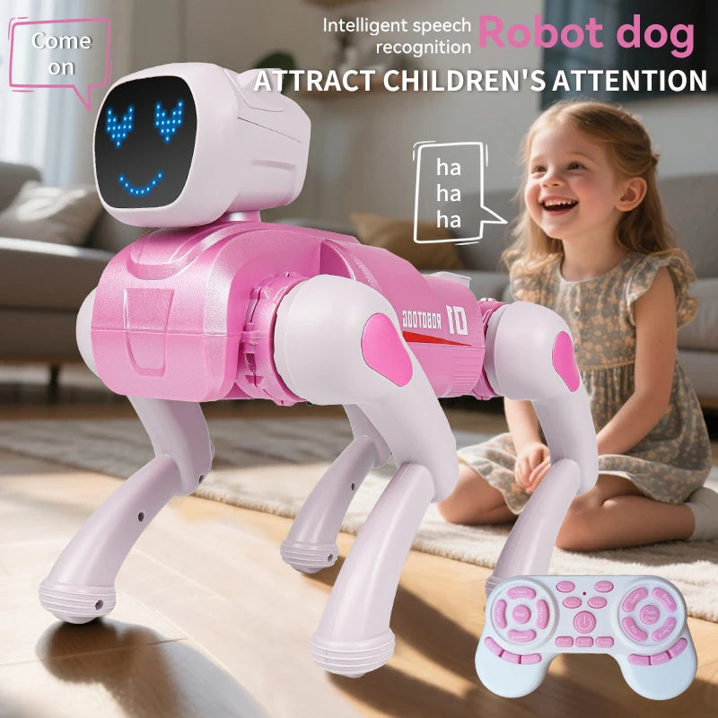 ZWN X1 RC AI Smart RC Robot Dog Toys Voice Command Programmable With Singing and Dancing Remote Control Toy Best Gift for Kids